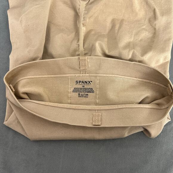 Spanx by Sara Blakely Size 1X Beige High-Waisted Shaper Shorts Shapewear - Picture 3 of 11